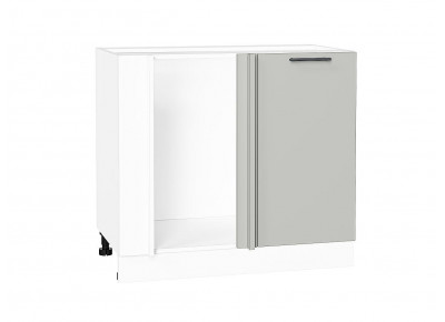 Шкаф нижний угловой Лайт Special Grey / Белый 816*890*478 мм