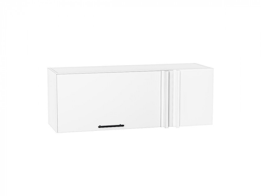 Шкаф верхний прямой угловой горизонтальный Лайт Special White / Белый 358*1000*350 мм