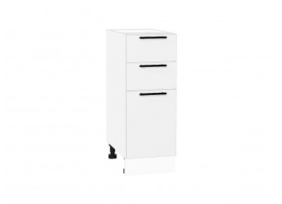 Шкаф нижний с 3-мя ящиками Лайт Special White / Белый 816*300*478 мм