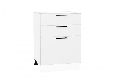 Шкаф нижний с 3-мя ящиками Лайт Special White / Белый 816*600*478 мм