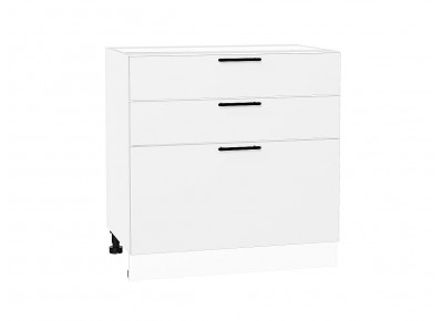 Шкаф нижний с 3-мя ящиками Лайт Special White / Белый 816*800*478 мм