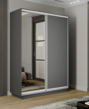 Шкаф-купе Е1 Экспресс 2, ДСП/зеркало, 160х60х220