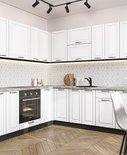 Модульная кухня Дублин-02 Special White Graphite