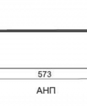 Фасад Перо торцевой верхний для антресолей h-200
