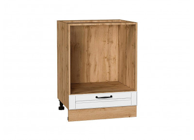 Шкаф нижний под духовку Дублин Special White/Дуб Вотан 816*600*474