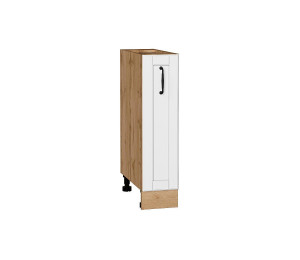 Шкаф нижний с 1-ой дверцей Дублин Special White/Дуб Вотан 816*200*478
