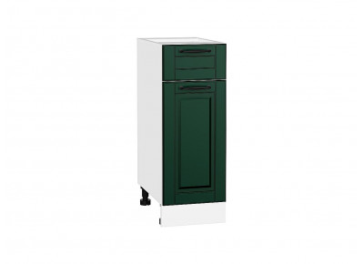 Шкаф нижний с 1-ой дверцей и ящиком Дублин Special Green/Белый 816*300*478