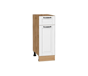 Шкаф нижний с 1-ой дверцей и ящиком Дублин Special White/Дуб Вотан 816*300*478