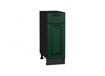 Шкаф нижний с 1-ой дверцей и ящиком Дублин Special Green/Graphite 816*300*478