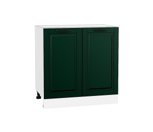 Шкаф нижний с 2-мя дверцами Дублин Special Green/Белый 816*800*478