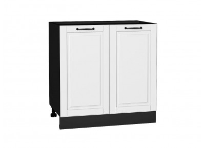 Шкаф нижний с 2-мя дверцами Дублин Special White/Graphite 816*800*478