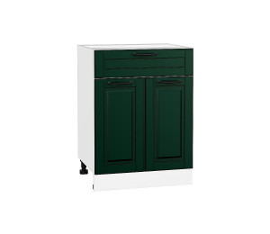Шкаф нижний с 2-мя дверцами и ящиком Дублин Special Green/Белый 816*600*478