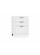 Шкаф нижний с 3-мя ящиками Дублин Special White/Белый 816*600*478