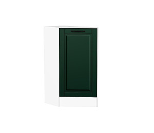 Шкаф нижний торцевой Дублин Special Green/Белый 816*296*552