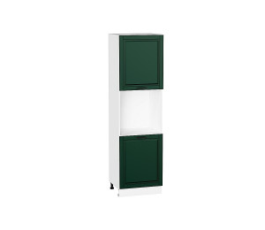 Шкаф пенал с 2-мя дверцами под технику Дублин Special Green/Белый 2132*600*574