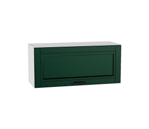 Шкаф верхний горизонтальный Дублин Special Green/Белый 358*800*318