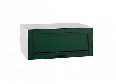 Шкаф верхний горизонтальный глубокий Дублин Special Green/Белый 358*800*574