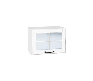 Шкаф верхний горизонтальный остекленный Дублин Special White/Белый 358*500*318