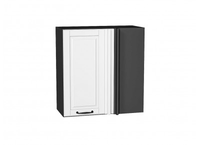 Шкаф верхний прямой угловой Дублин Special White/Graphite 716*700*345