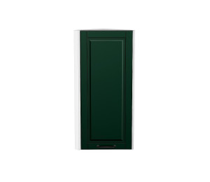Шкаф верхний торцевой Дублин Special Green/Белый 920*300*304