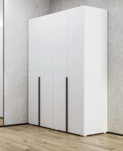Распашной шкаф GreenMebel Orlando 3991, 160x230х50.9 см, белый