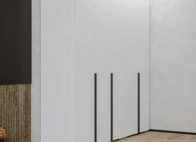 Распашной шкаф GreenMebel Orlando 3995, 200x230х50.9 см, белый