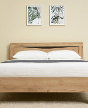 Кровать Паола КР 702 1.4 м дуб крафт золотой/венге