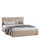 Кровать без ПМ Джоли Тип 1 (без подъемного механизма) Микровелюр Wellmart Dark Beige