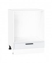 Шкаф нижний под духовку Фрейм White Silk / Белый 816х600х480
