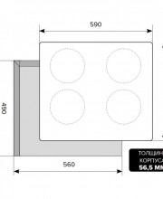 Индукционная варочная поверхность LEX EVI 640-2 IV