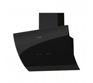 Наклонная кухонная вытяжка LEX Plaza 600 Black